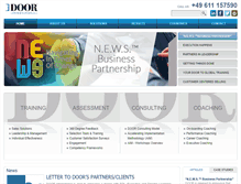Tablet Screenshot of doortraining.com